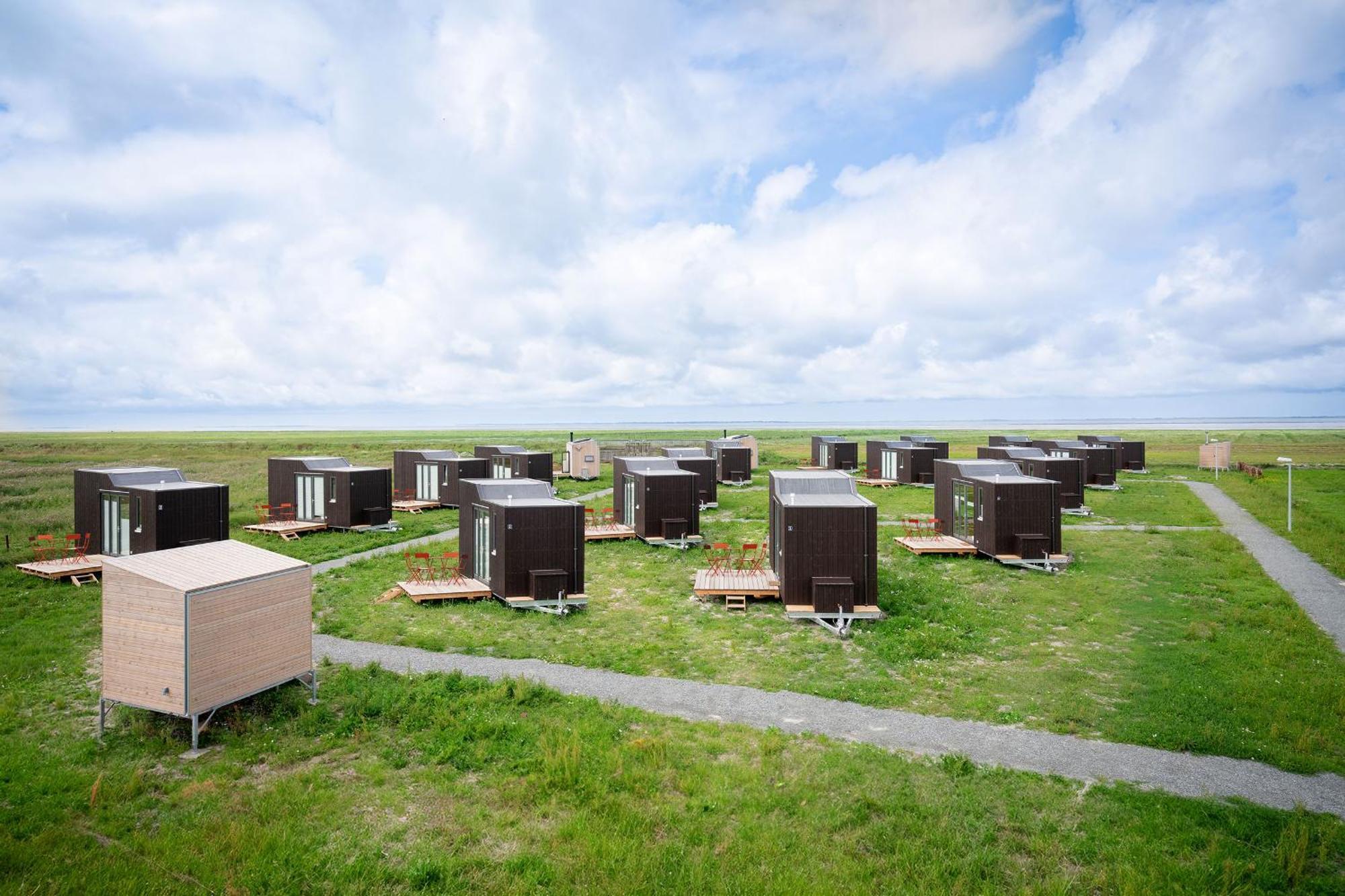 Tiny House Nature 16 Zur Meerseite - Green Tiny Village Harlesiel Carolinensiel Esterno foto
