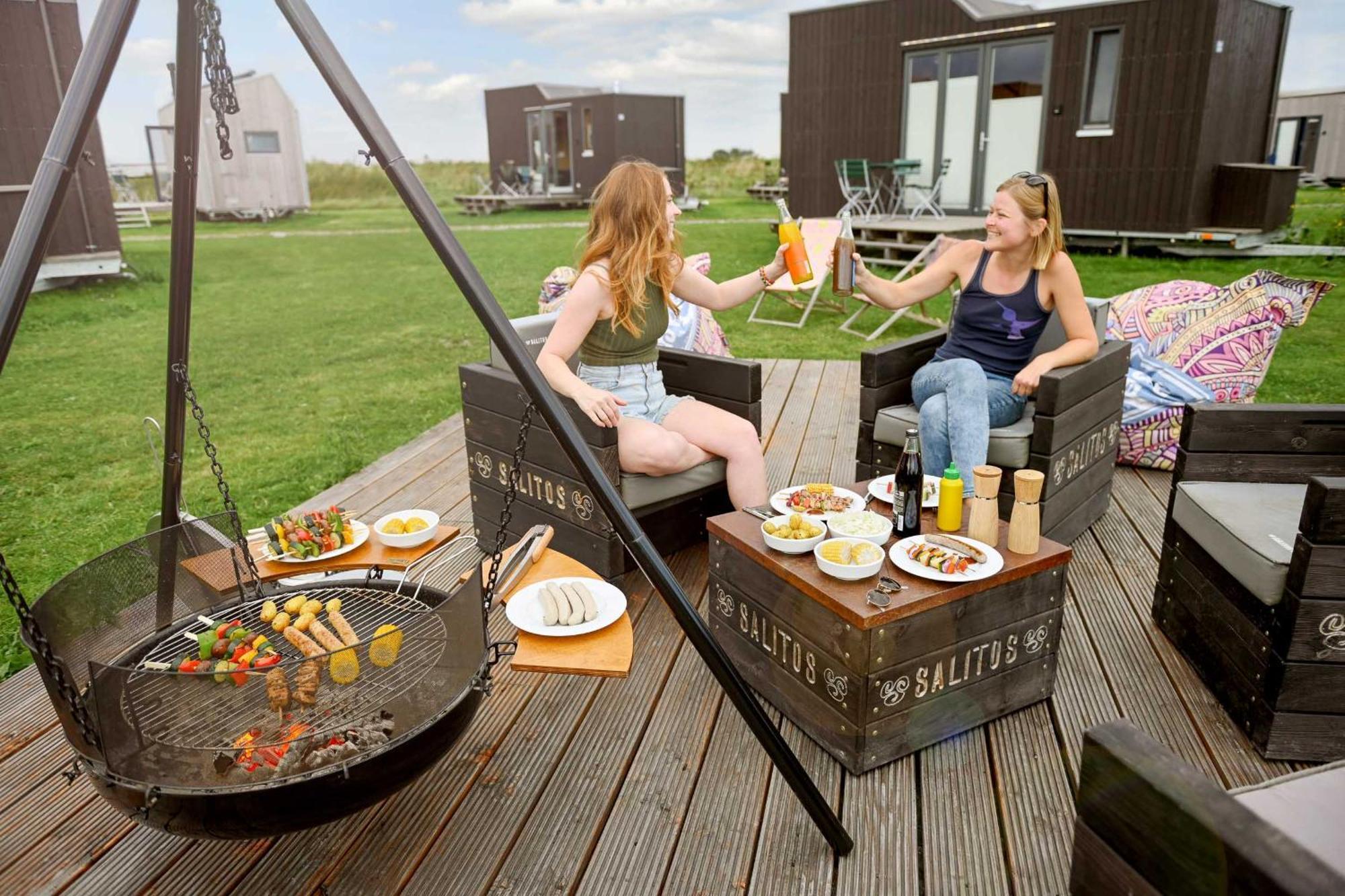 Tiny House Nature 16 Zur Meerseite - Green Tiny Village Harlesiel Carolinensiel Esterno foto